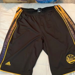 adidas warriors theme athletic shorts
